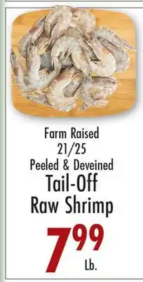 Garden Fresh Market Farm Raised 21/25 Peeled & Deveined Tail-Off Raw Shrimp offer