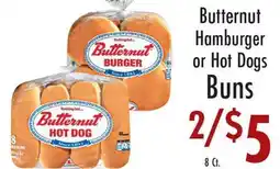 Garden Fresh Market Butternut Hamburger or Hot Dogs Buns offer