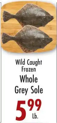 Garden Fresh Market Wild Caught Frozen Whole Grey Sole offer