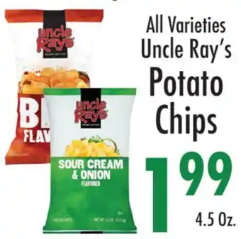 Garden Fresh Market All Varieties Uncle Ray's Potato Chips offer