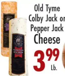 Garden Fresh Market Old Tyme Colby Jack or Pepper Jack Cheese offer