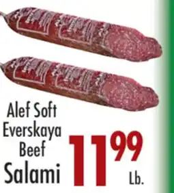 Garden Fresh Market Alef Soft Everskaya Beef Salami offer