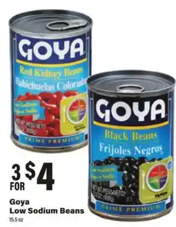 Big Y Goya low sodium beans offer