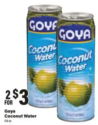Big Y Goya Coconut Water offer
