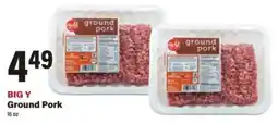 Big Y Ground Pork offer