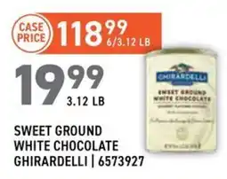 US Foods Chef's Store Sweet ground white chocolate ghirardelli offer