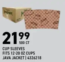 US Foods Chef's Store Cup sleeves fits cups java jacket offer