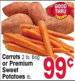 Jewel-Osco Carrots or premium sweet potatoes offer