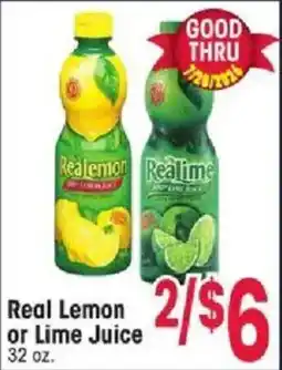 Jewel-Osco Real Lemon or Lime Juice offer