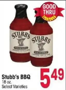 Jewel-Osco Stubb's BBQ offer