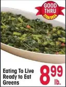 Jewel-Osco Eating To Live Ready to Eat Greens offer