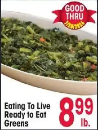 Jewel-Osco Eating To Live Ready to Eat Greens offer
