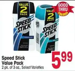 Jewel-Osco Speed Stick Value Pack offer