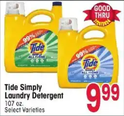 Jewel-Osco Tide Simply Laundry Detergent offer