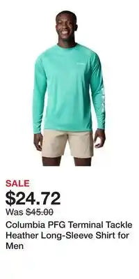 Cabela's Columbia PFG Terminal Tackle Heather Long-Sleeve Shirt for Men offer