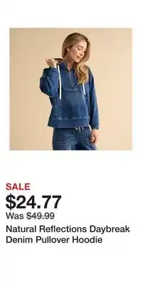 Cabela's Natural Reflections Daybreak Denim Pullover Hoodie offer