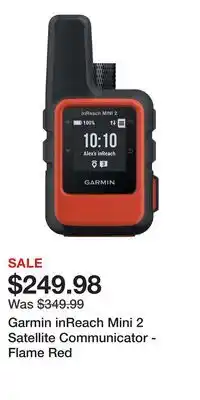 Cabela's Garmin inReach Mini 2 Satellite Communicator - Flame Red offer
