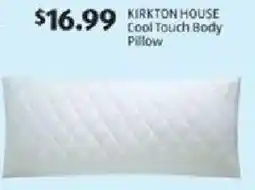 Aldi Kirkton house cool touch body pillow offer