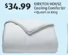 Aldi Kirkton house cooling comforter offer