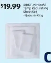 Aldi Kirkton house sheet set queen or king offer