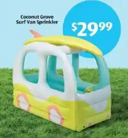 Aldi Coconut Grove Surf Van Sprinkler offer