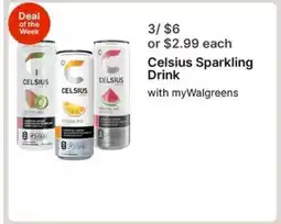 Walgreens Celsius Sparkling Drink offer