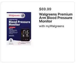Walgreens Walgreens Premium Arm Blood Pressure Monitor offer