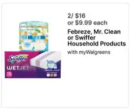 Walgreens Swiffer WetJet offer
