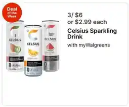 Walgreens Celsius Sparkling Drink offer