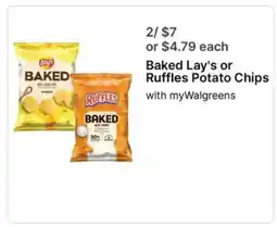 Walgreens Baked Lay's or Ruffles Potato Chips offer