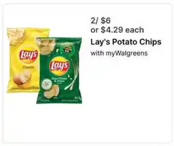 Walgreens Lay's Potato Chips offer