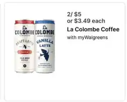 Walgreens La Colombe Coffee offer
