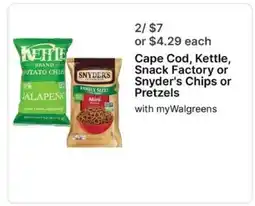 Walgreens Kettle Brand Potato Chips offer