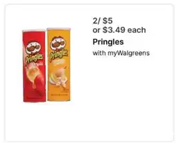 Walgreens Pringles offer