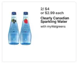 Walgreens Clearly Canadian Sparkling Water offer