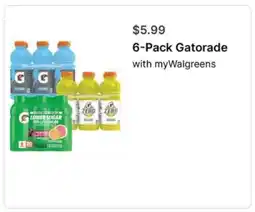Walgreens 6-Pack Gatorade offer
