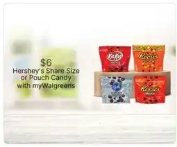 Walgreens Hershey's Share Size or Pouch Candy offer