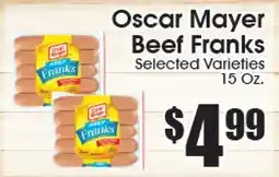 Supremo Foods Inc Oscar Mayer Beef Franks offer