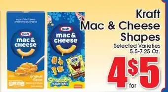 Supremo Foods Inc Kraft Mac & Cheese Shapes offer