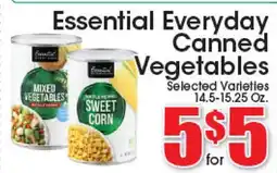 Supremo Foods Inc Essential Everyday Canned Vegetables offer