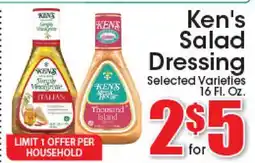 Supremo Foods Inc Ken's Salad Dressing offer