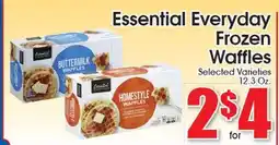 Supremo Foods Inc Essential Everyday Frozen Waffles offer