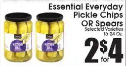 Supremo Foods Inc Essential Everyday Pickle Chips OR Spears offer
