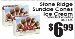 Supremo Foods Inc Stone Ridge Sundae Cones Ice Cream offer