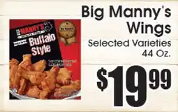 Supremo Foods Inc Big Manny's Wings offer