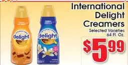 Supremo Foods Inc International Delight Creamers offer