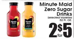 Supremo Foods Inc Minute Maid Zero Sugar Drinks offer