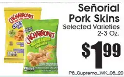 Supremo Foods Inc Señorial Pork Skins offer