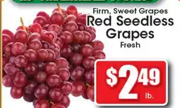 Supremo Foods Inc Red Seedless Grapes offer