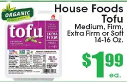 Supremo Foods Inc House Foods Tofu offer